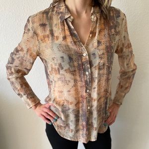 Broadway and Broome sheer button down